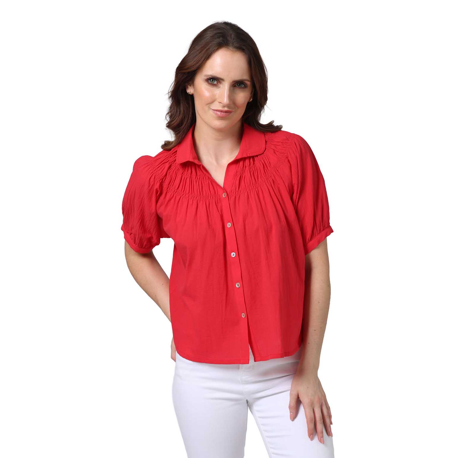 Stella + Gemma Mimi Blouse Flame