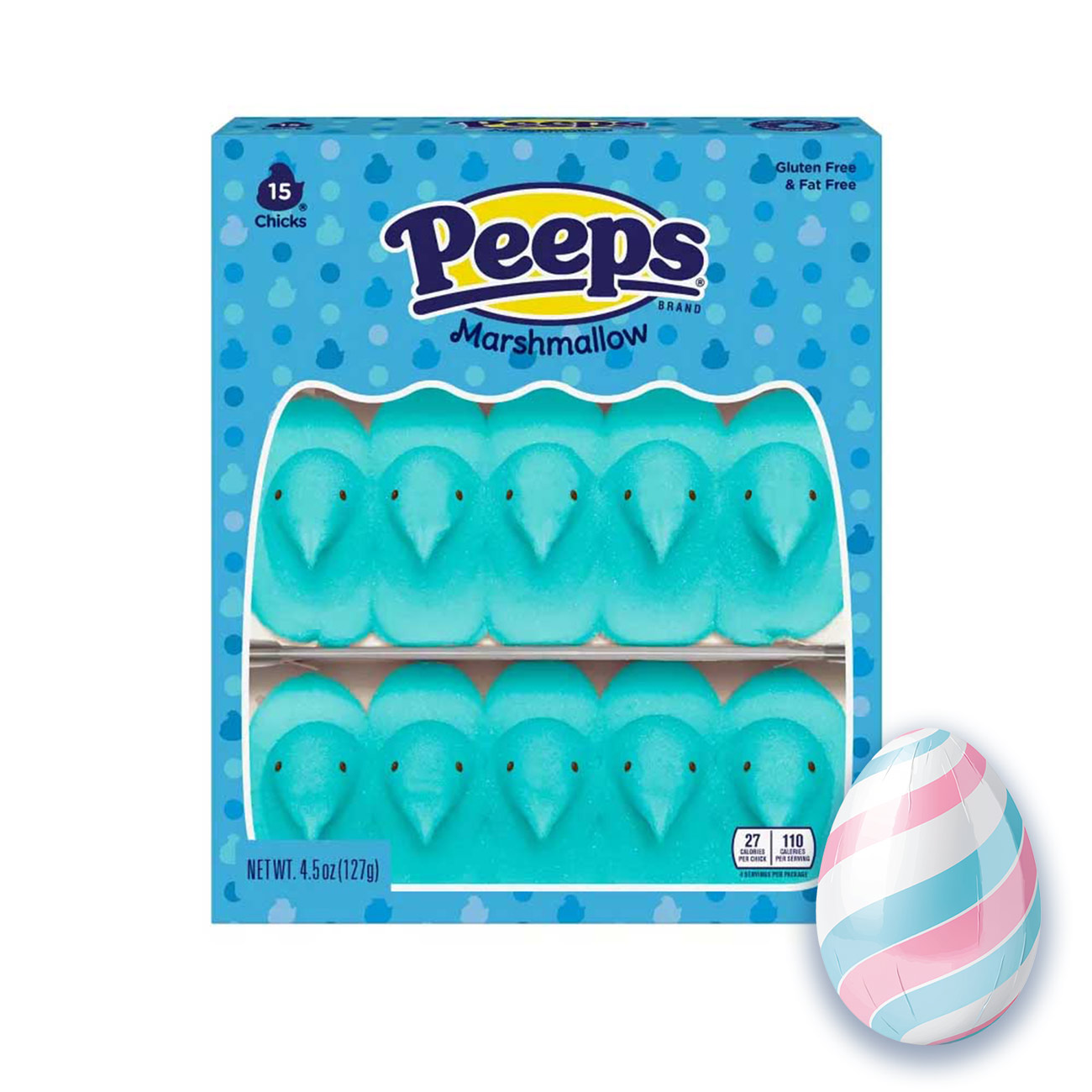 Peeps&reg; 15-Piece Blue Marshmallow Chicks