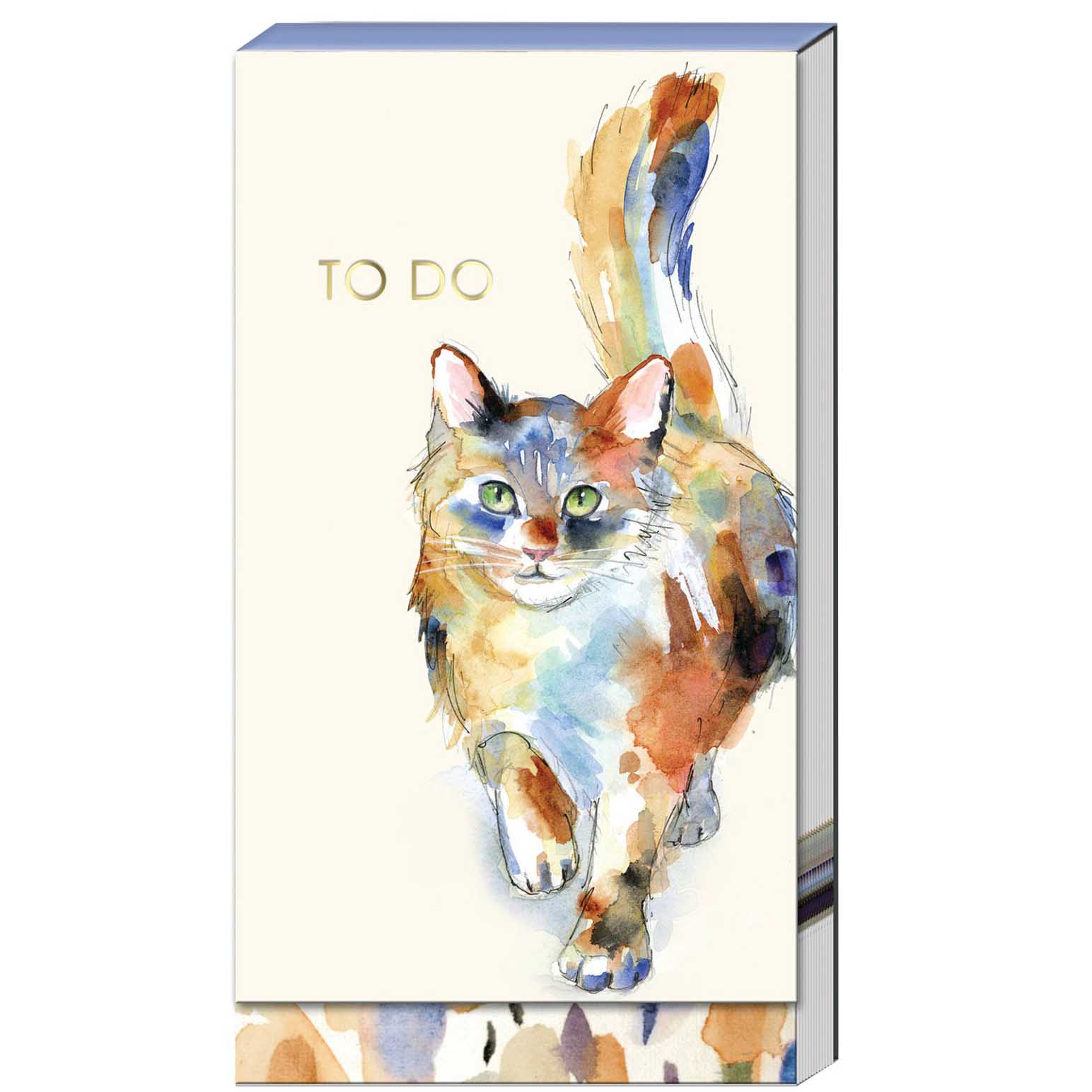 Punch Studio Calico Cat Foldover Notepad