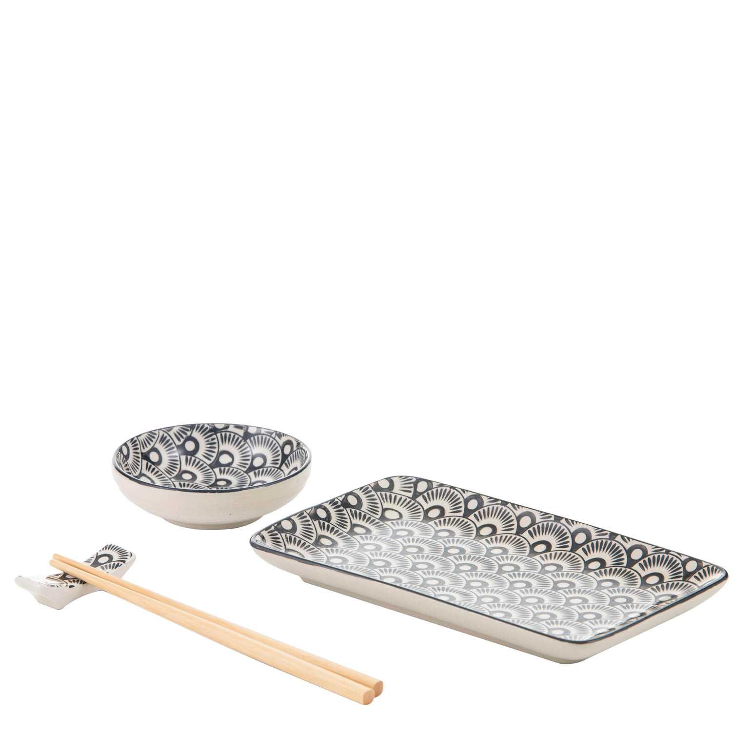 Ladelle Nara Fan Serving Set
