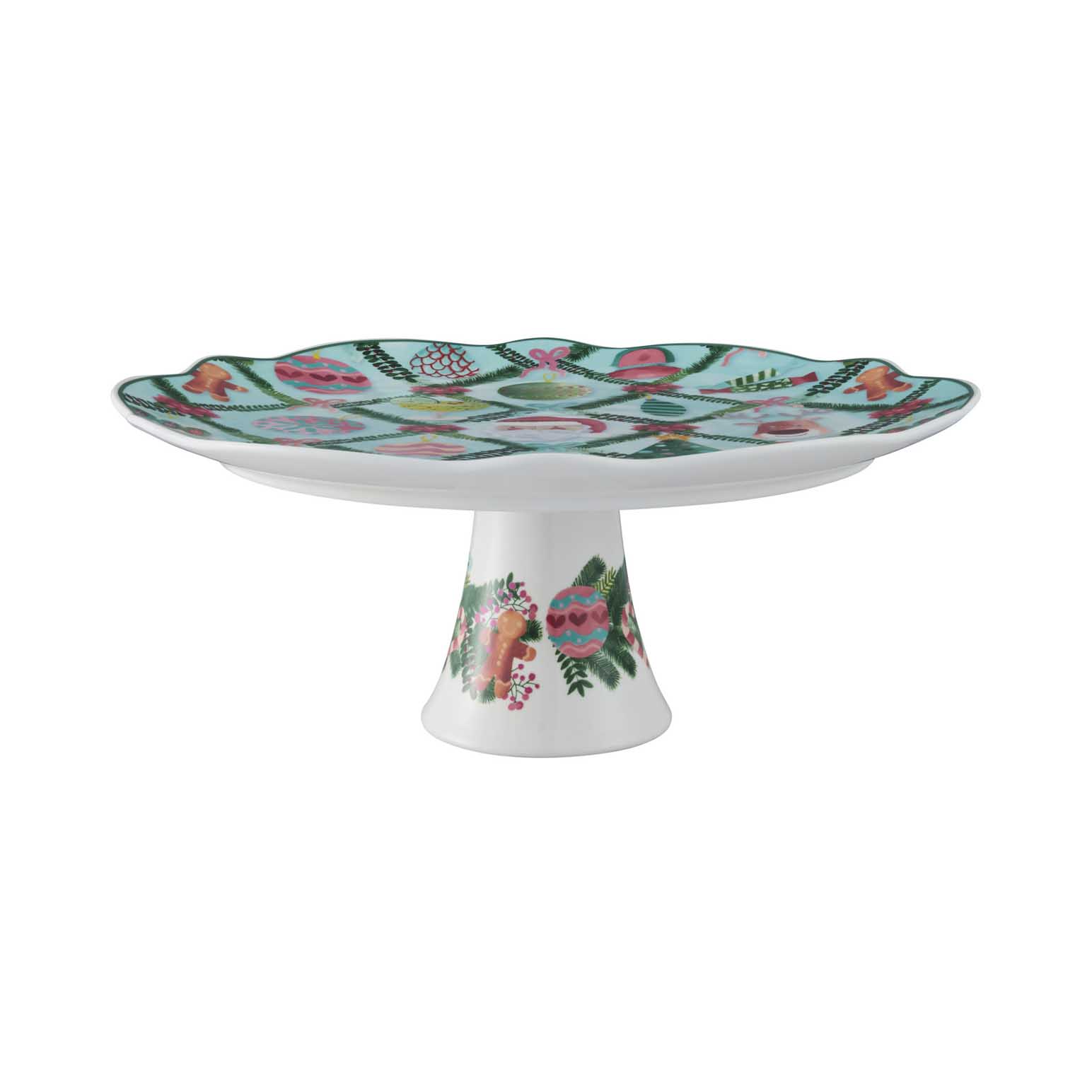 Maxwell & Williams Tis The Season Footed Cake Stand 30cm Gift Boxed