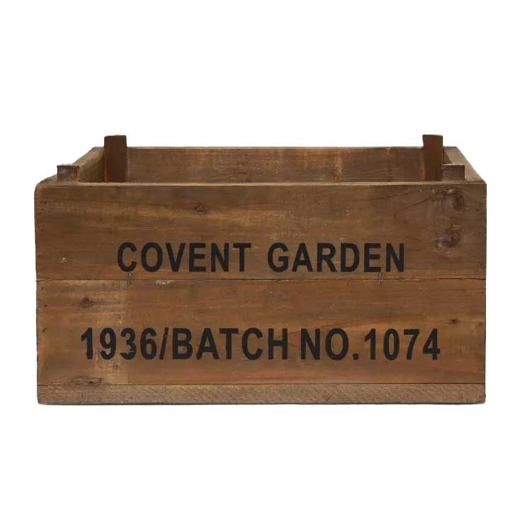 French Country Covent Garden Wooden Crate Medium