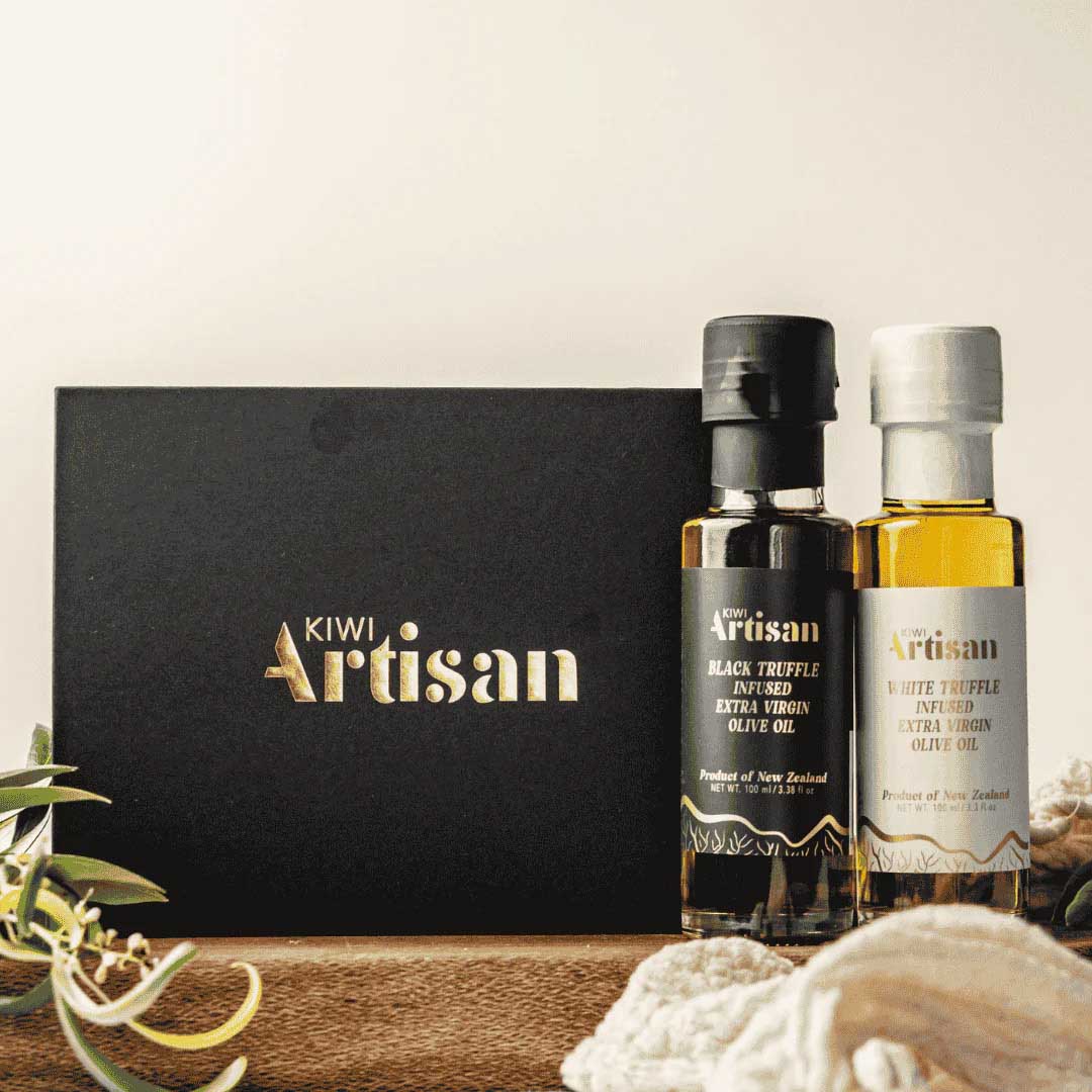 Kiwi Artisan Twin Truffle Oil Gift Pack 2 x 100ml