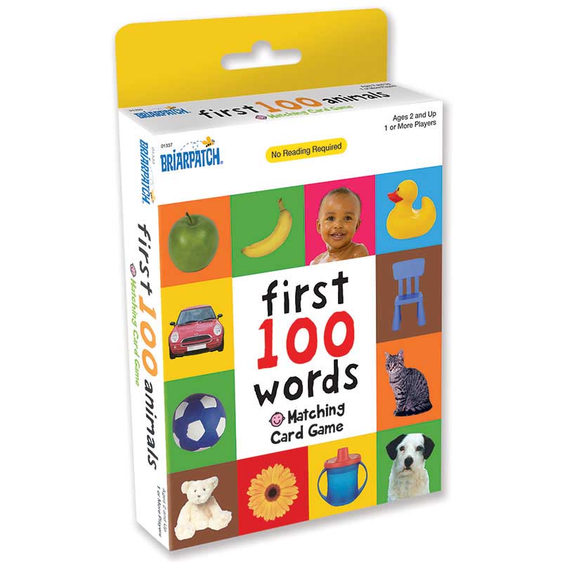 University Games First 100 Matching Card Game - Words
