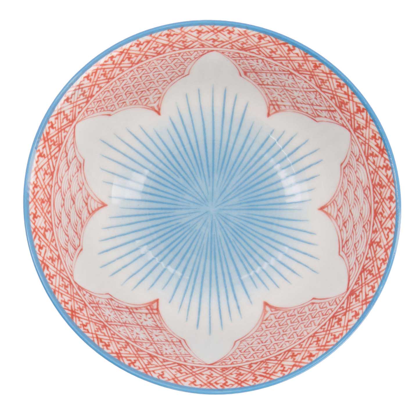Tokyo Design Studio Lily Flower Tayo Bowl 14x6cm Red