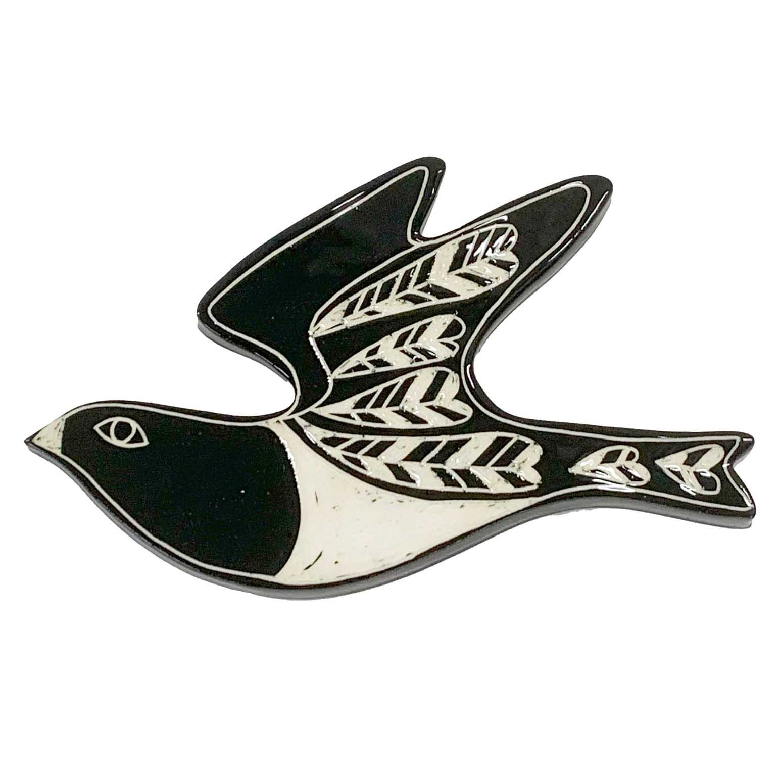Borrowed Earth Ceramic Bird Large - Kereru