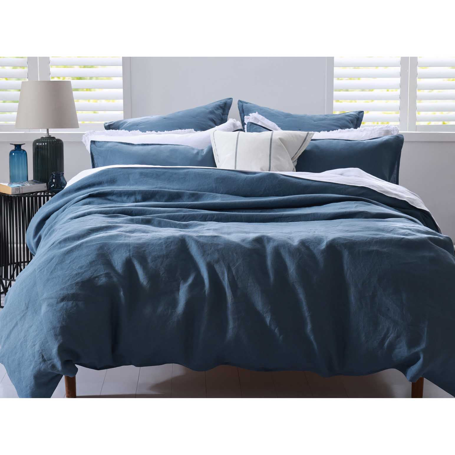 MM Linen Laundered Linen Duvet Set