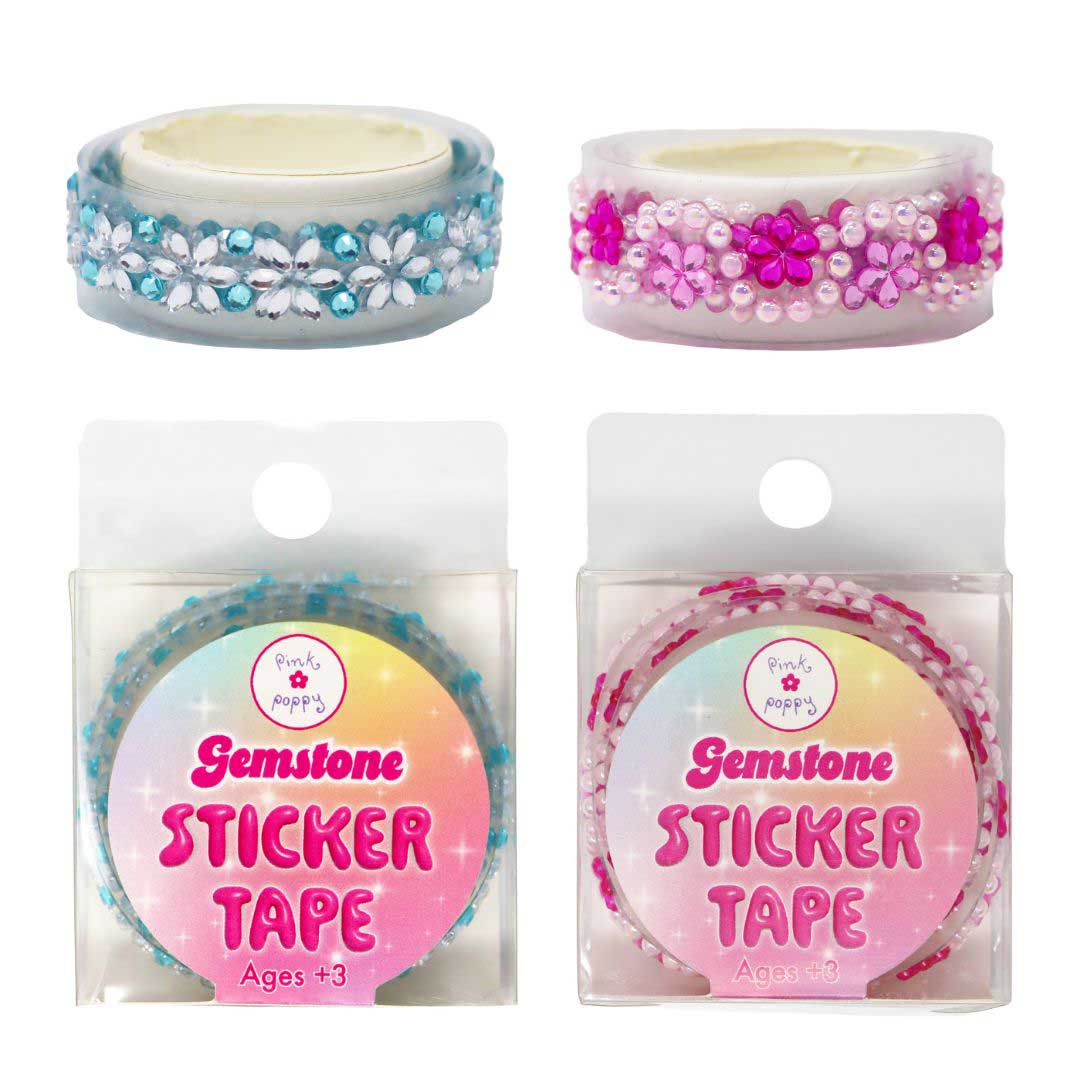 Pink Poppy Decoration Sticker Rolls