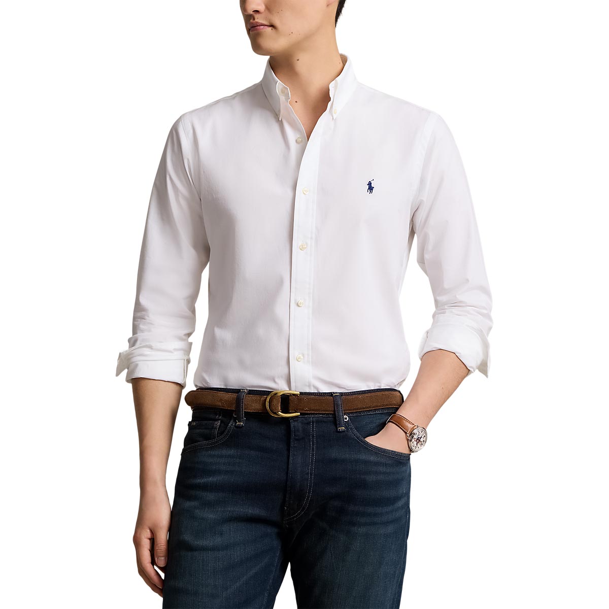 Polo Ralph Lauren Custom Fit Stretch Poplin Shirt