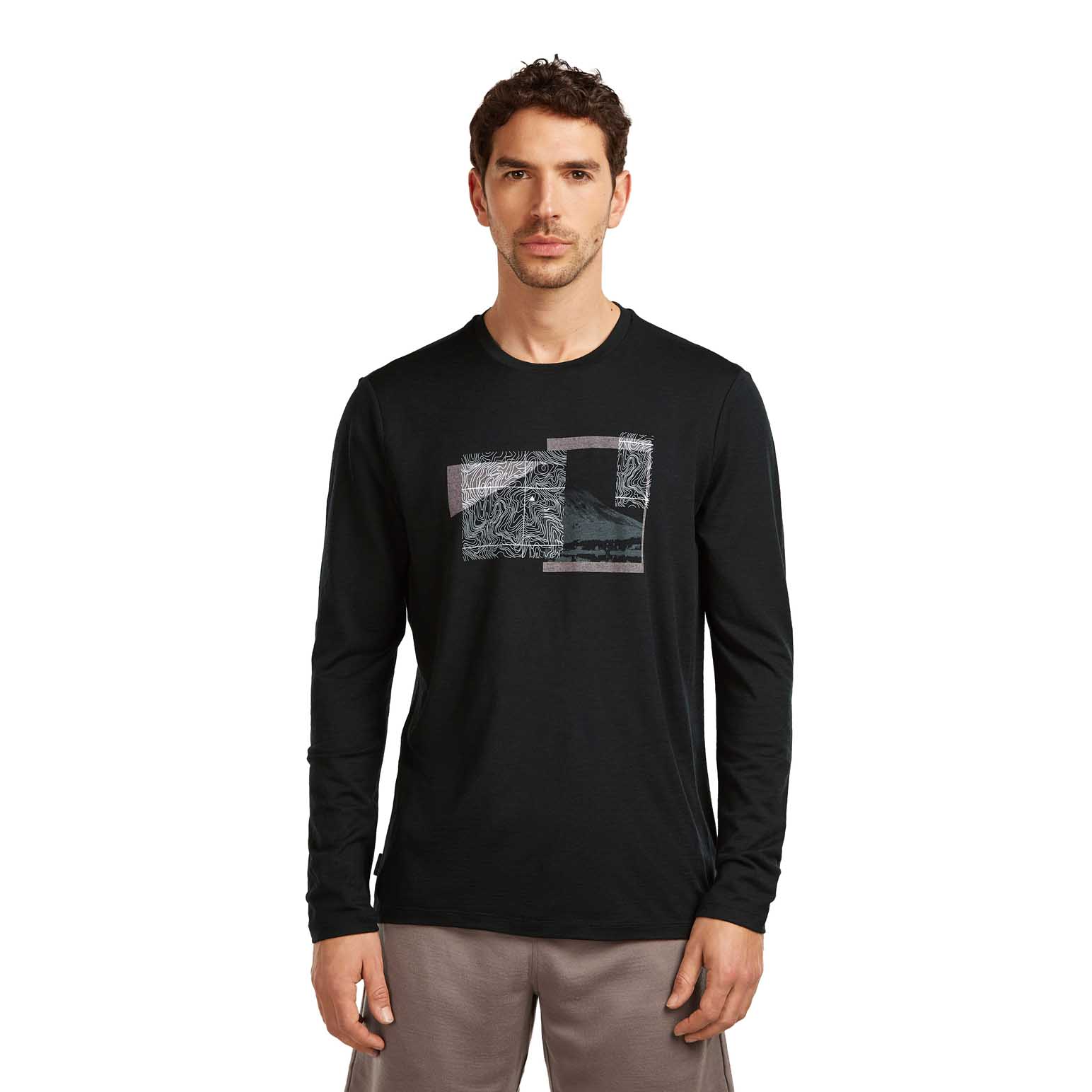 Icebreaker M Merino 150 Tech Lite LS Tee Peak Balance