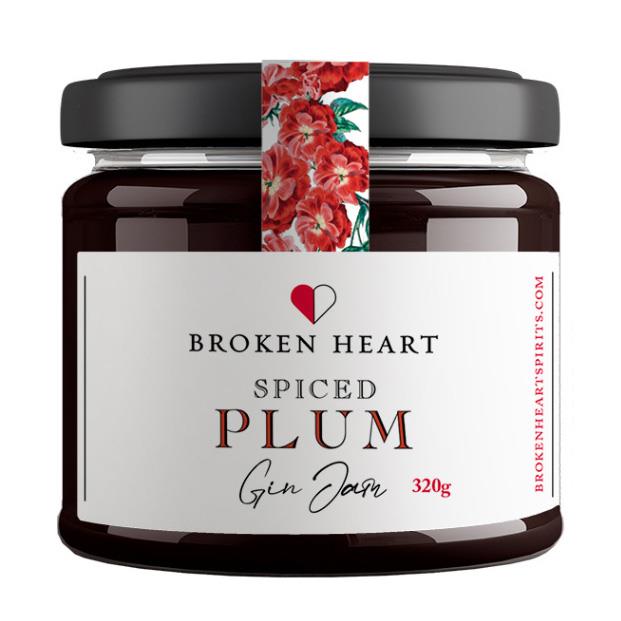 Broken Heart Spiced Plum Gin Jam 320g
