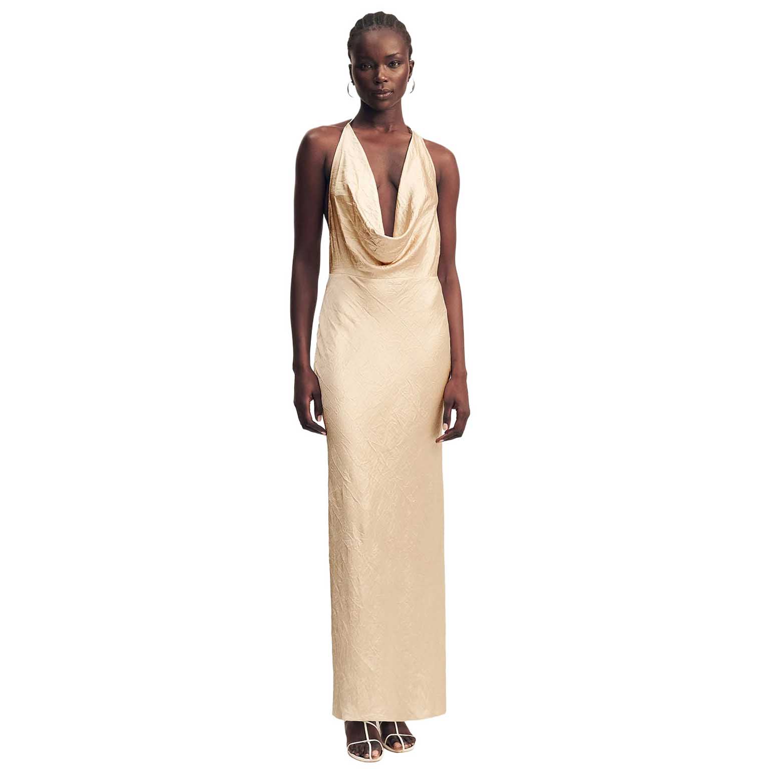 Shona Joy Andie Sleeveless Cowl Maxi Dress