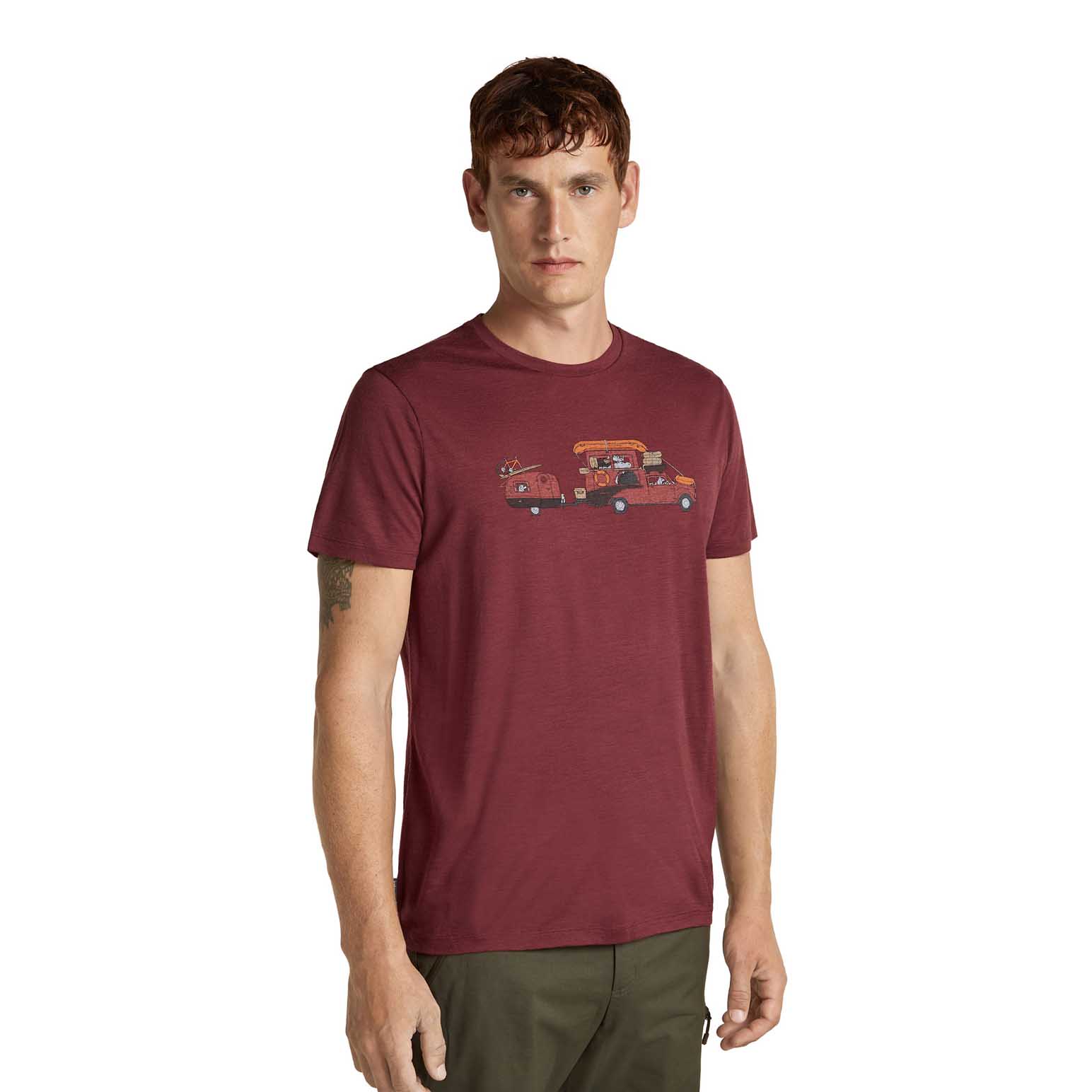 Icebreaker M Merino 150 Tech Lite SS Tee Transportage