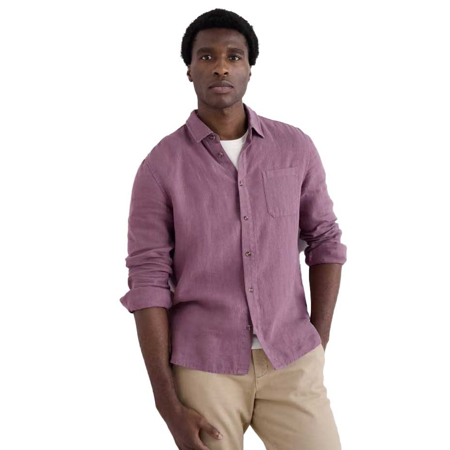 Seasalt Cornwall Mens Curator Shirt Heather