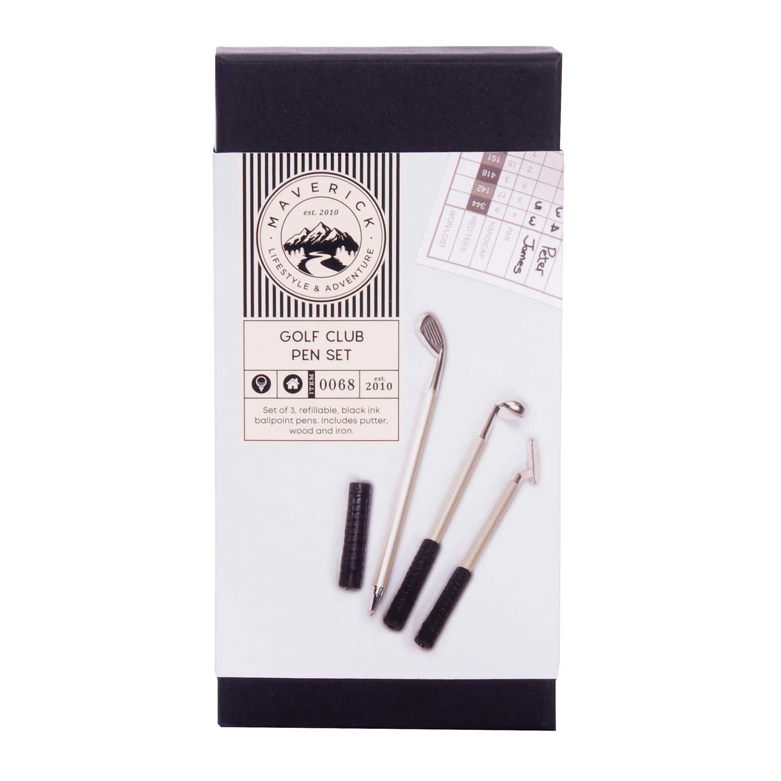 Maverick Golf Club Pen Set