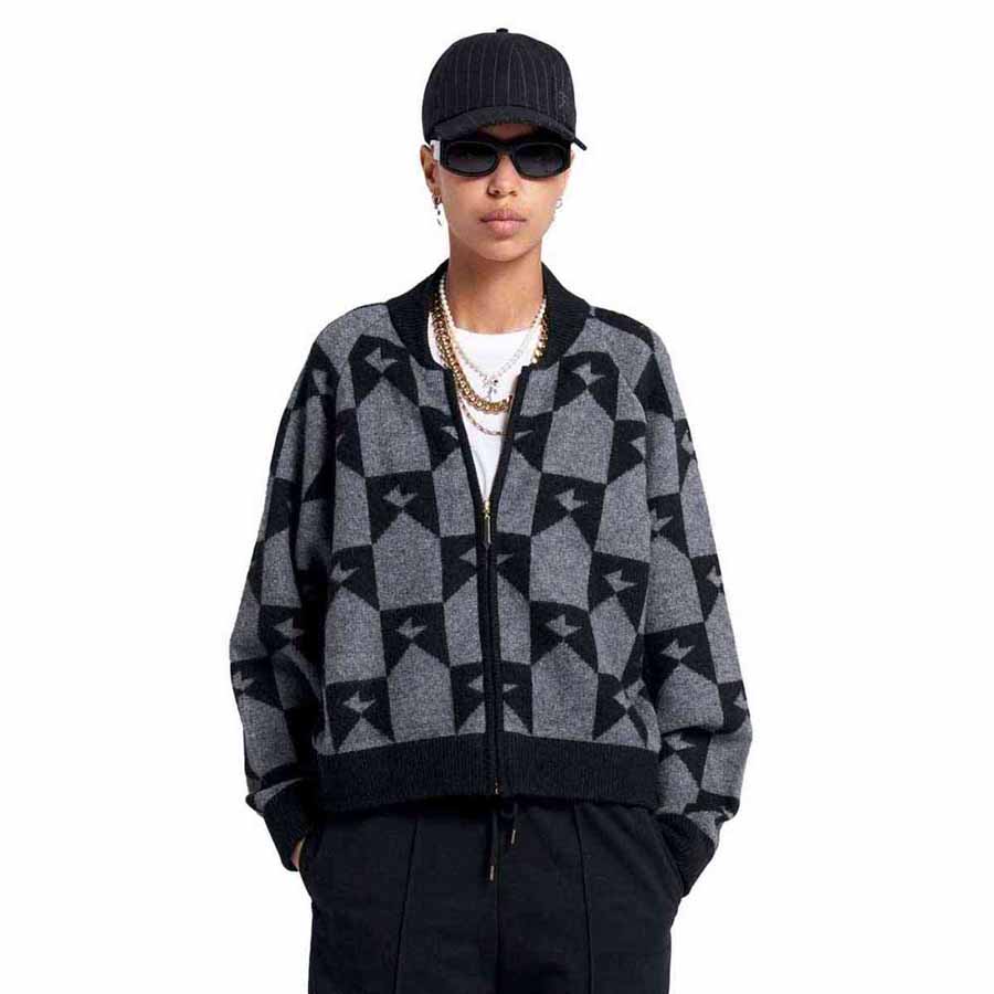 Karen Walker Monogram Knit Bomber