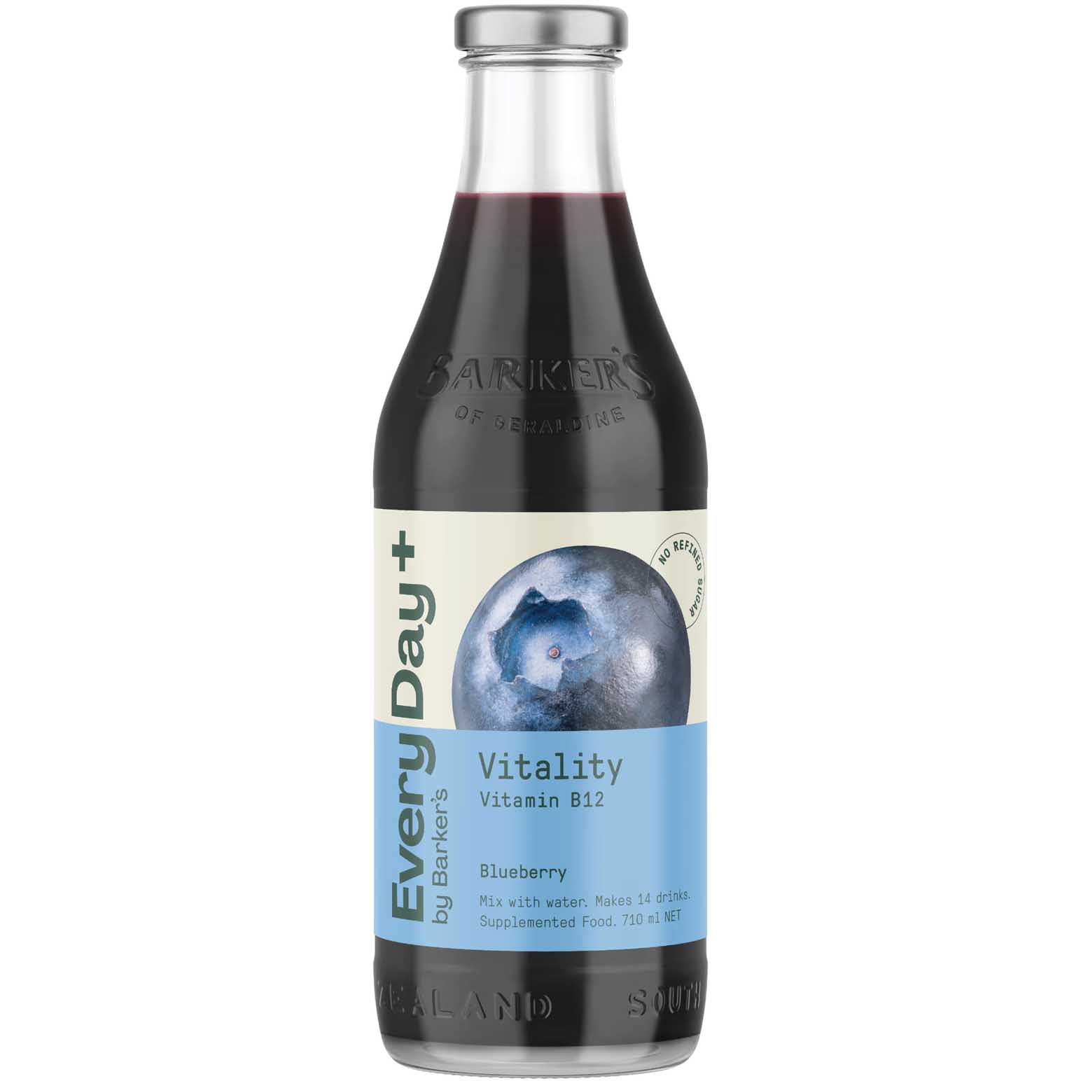 Barker's EveryDay+ Blueberry Vitality Syrup 710ml