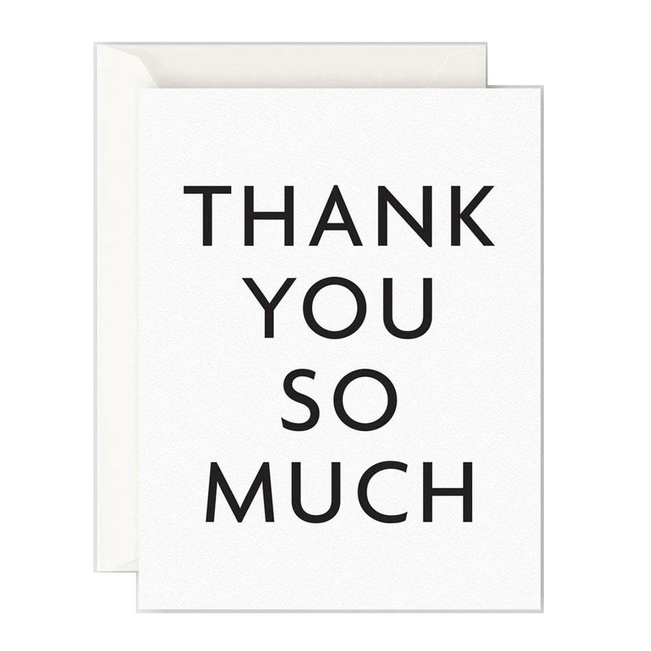 Father Rabbit Stationery Thank You  So Much Card