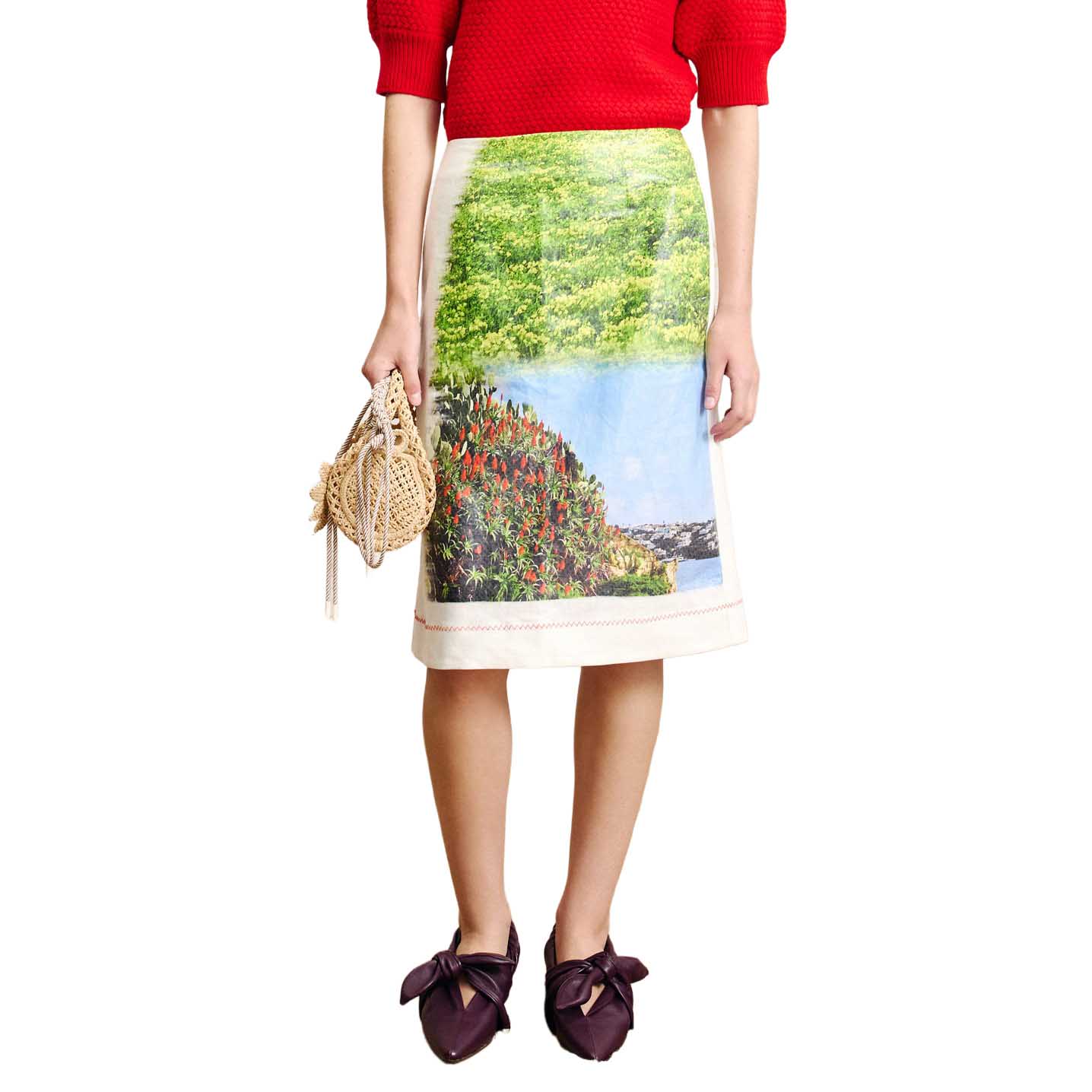AL&Eacute;MAIS Bermuda Buttercup Midi Skirt