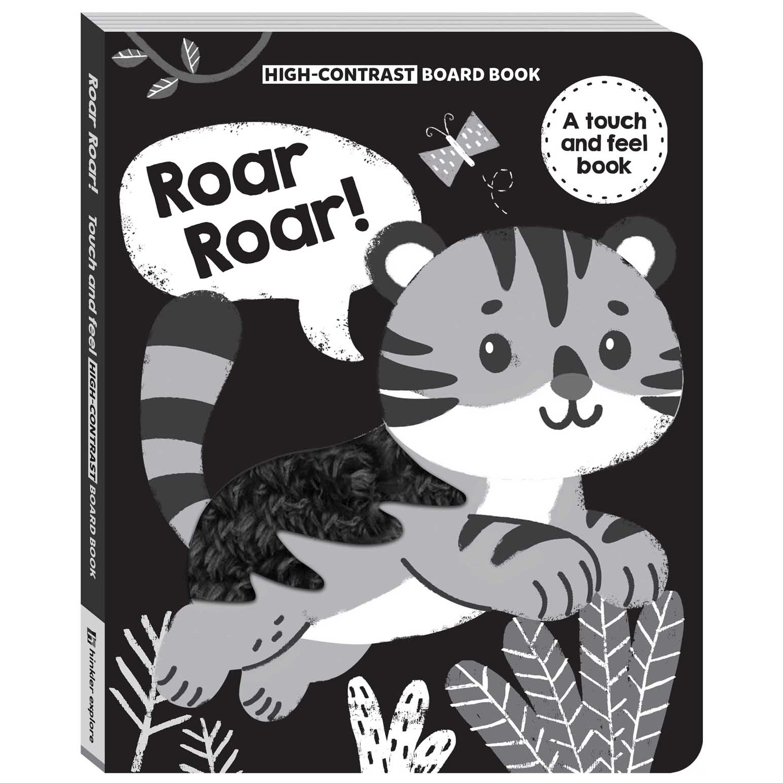 High Contrast Board Book Touch And Feel: Rawr Rawr!