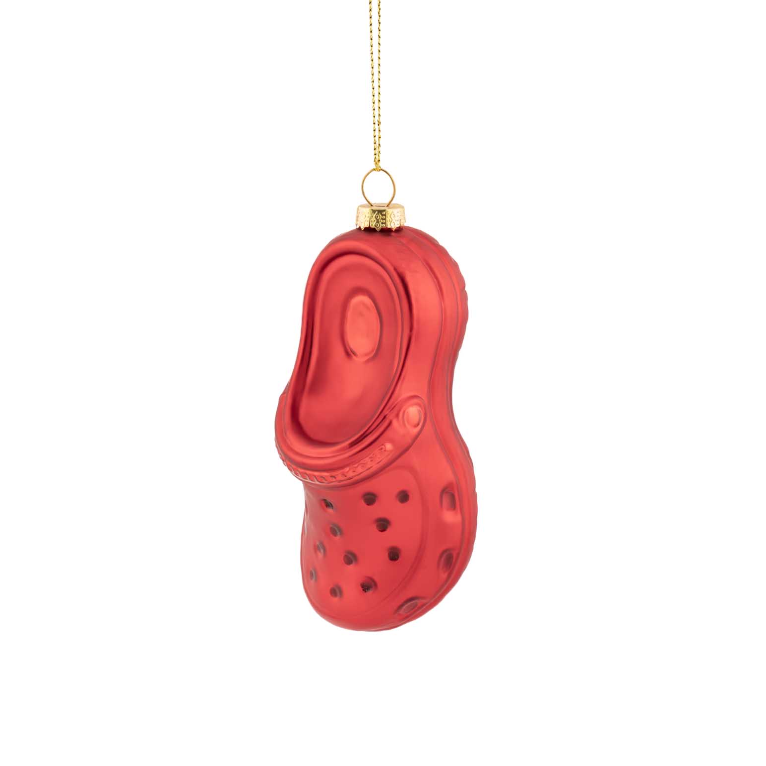 Sass & Belle Red Clog Shaped Bauble