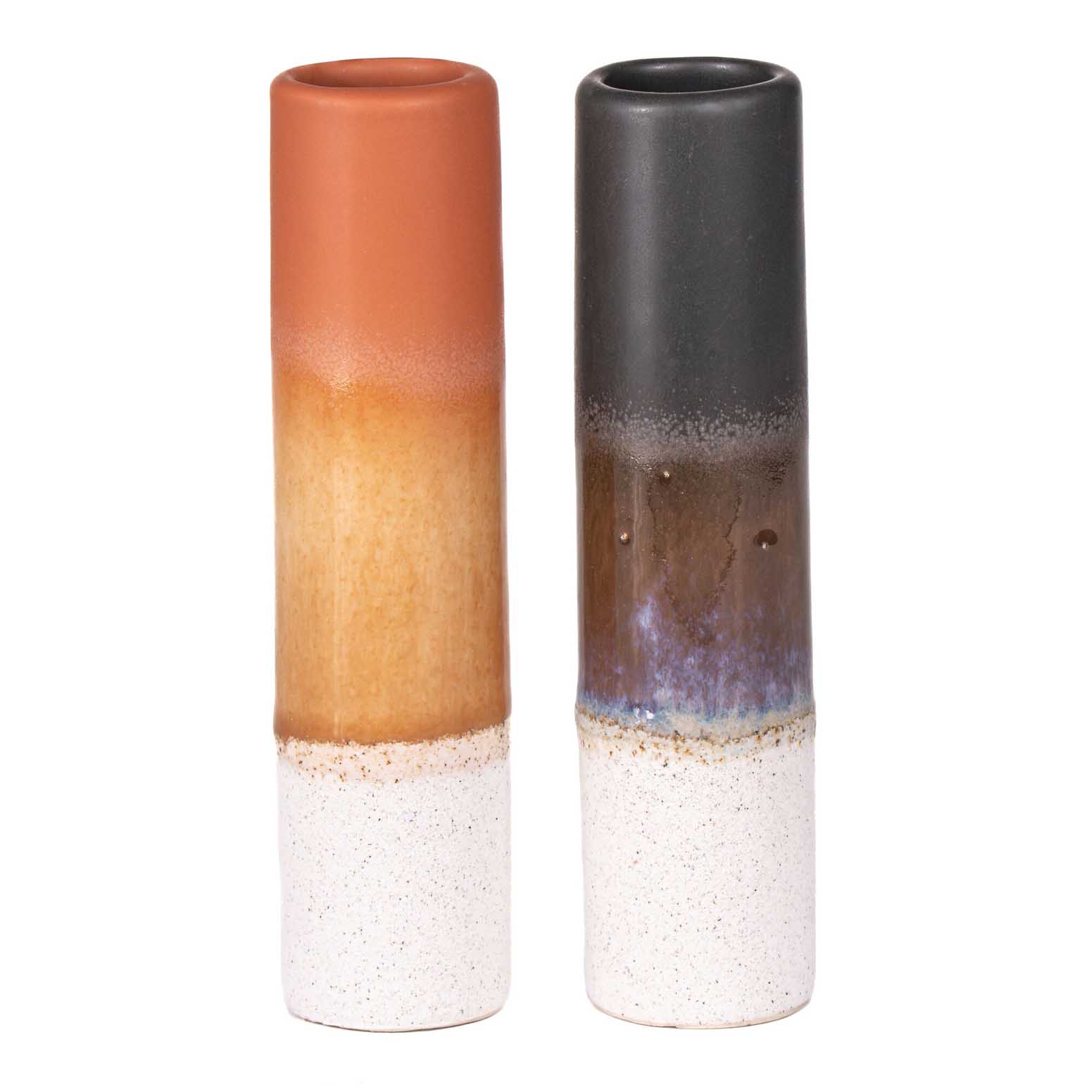 Sass & Belle Earth Tones Mojave Glaze Bud Vase - Assorted