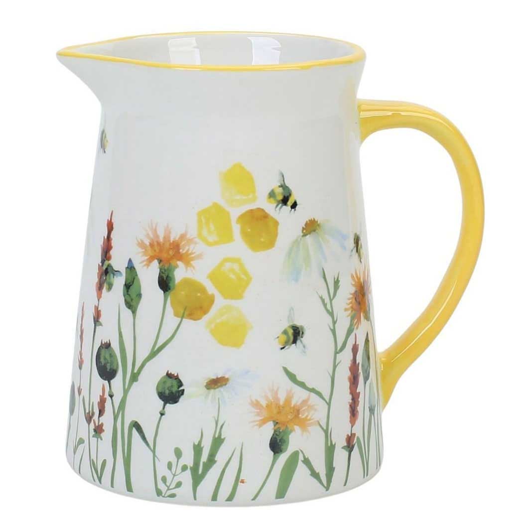 Urban Products Bee Meadow Jug Yellow 15cm
