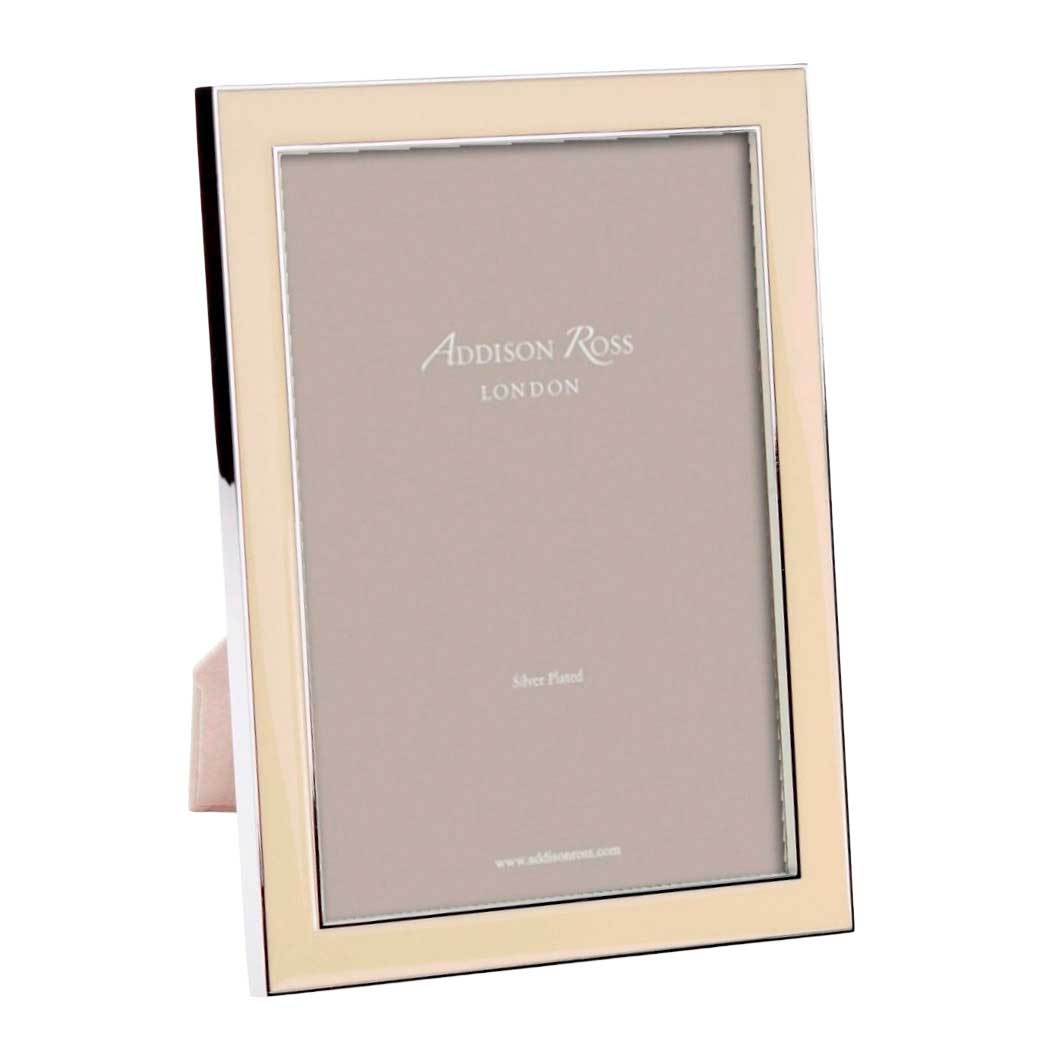 Addison Ross 5x7 Vanilla Enamel Photo Frame 15mm