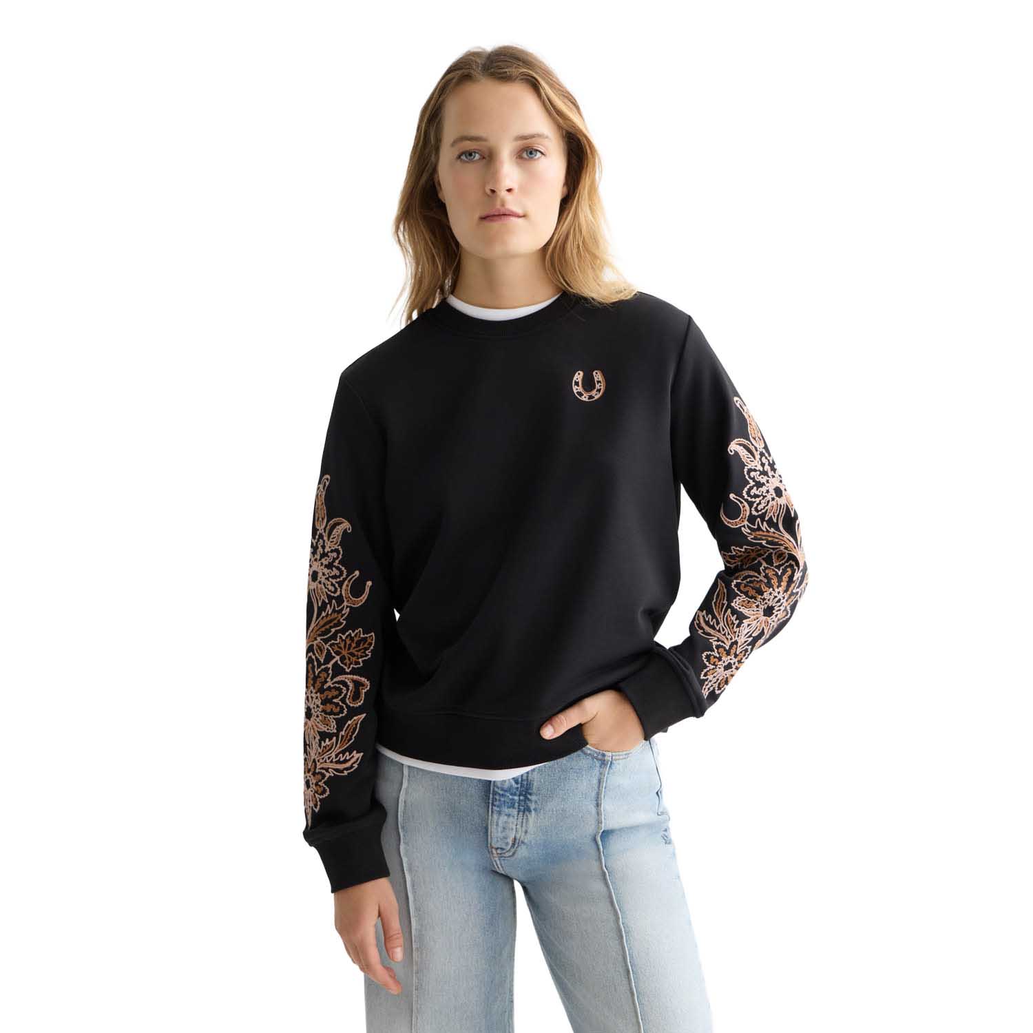 Scotch & Soda Embroidered Regular-Fit Sweatshirt