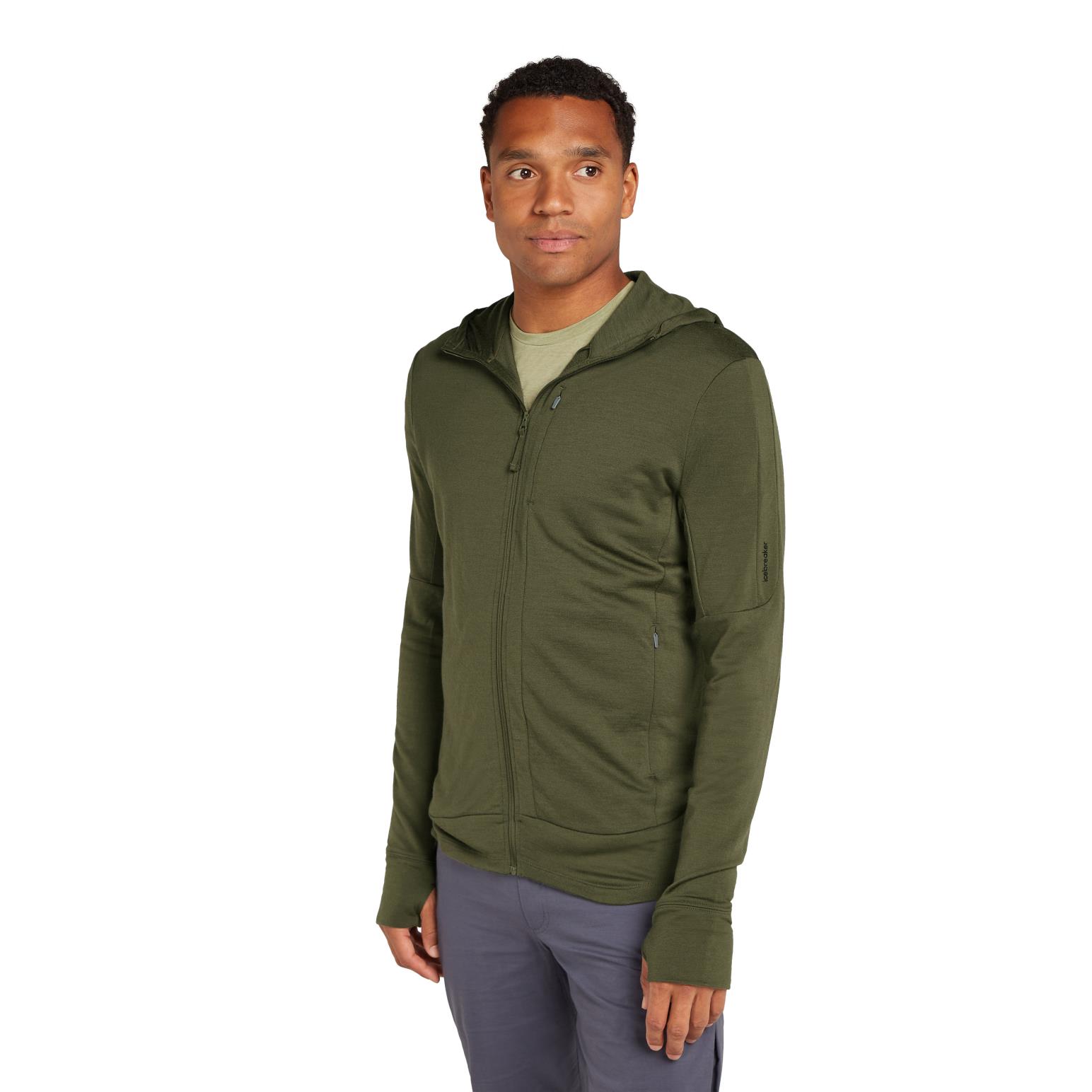 Icebreaker M Merino 260 Quantum Long Sleeve Zip Hoodie