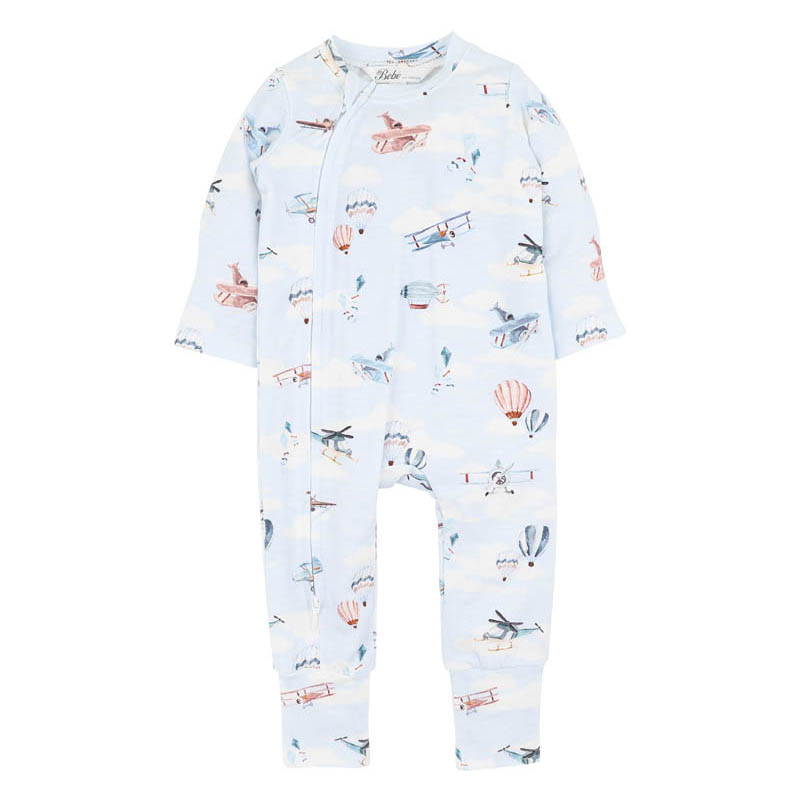 Bébé Harlan Print Ls Zipsuit