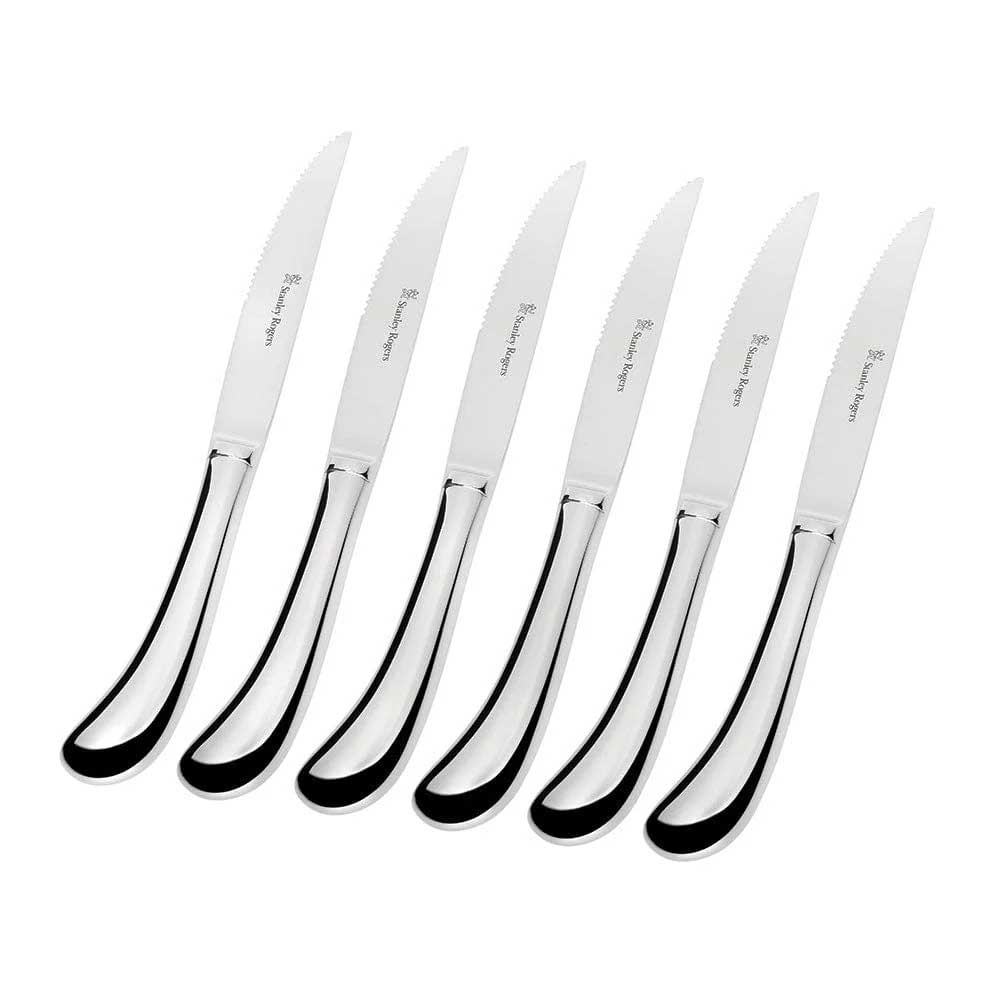 Stanley Rogers Pistol Grip Steak Knife 6 Piece Set
