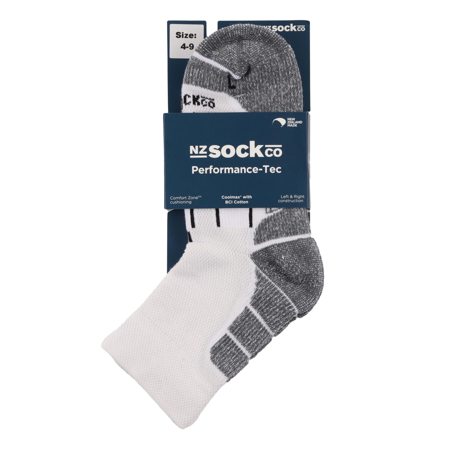 NZ Sock Co Sport Performance Tec Quarter