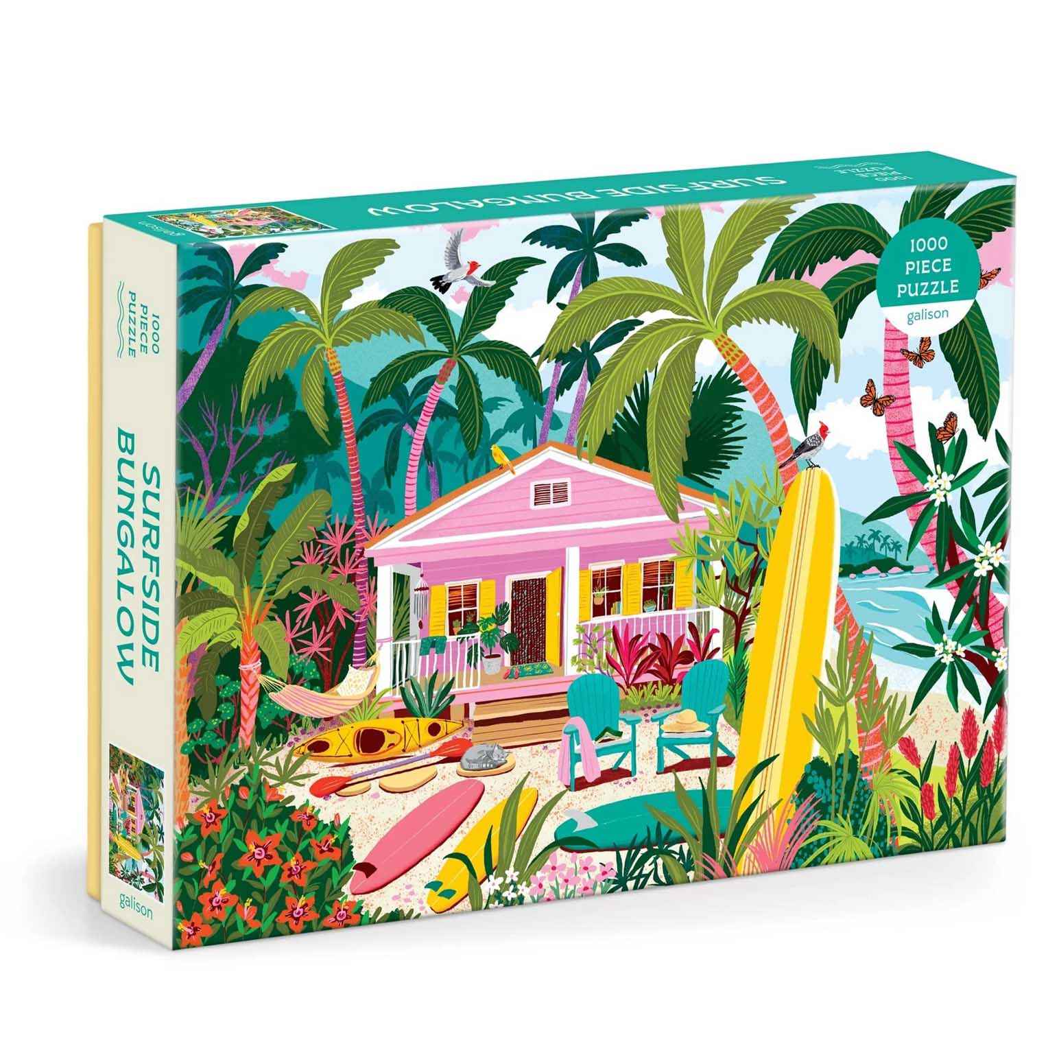 Galison Julia Cornelius Surfside Bungalow 1000 Piece Puzzle
