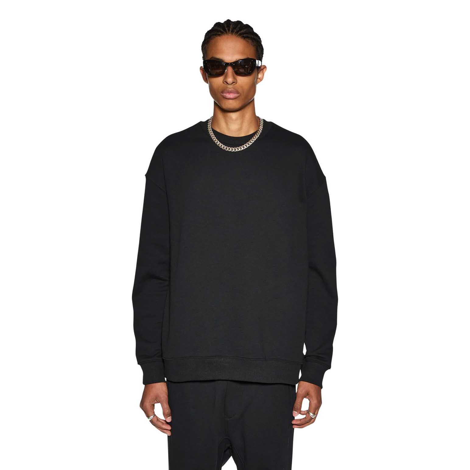 Ksubi 4x4 Biggie Crew Jet Black