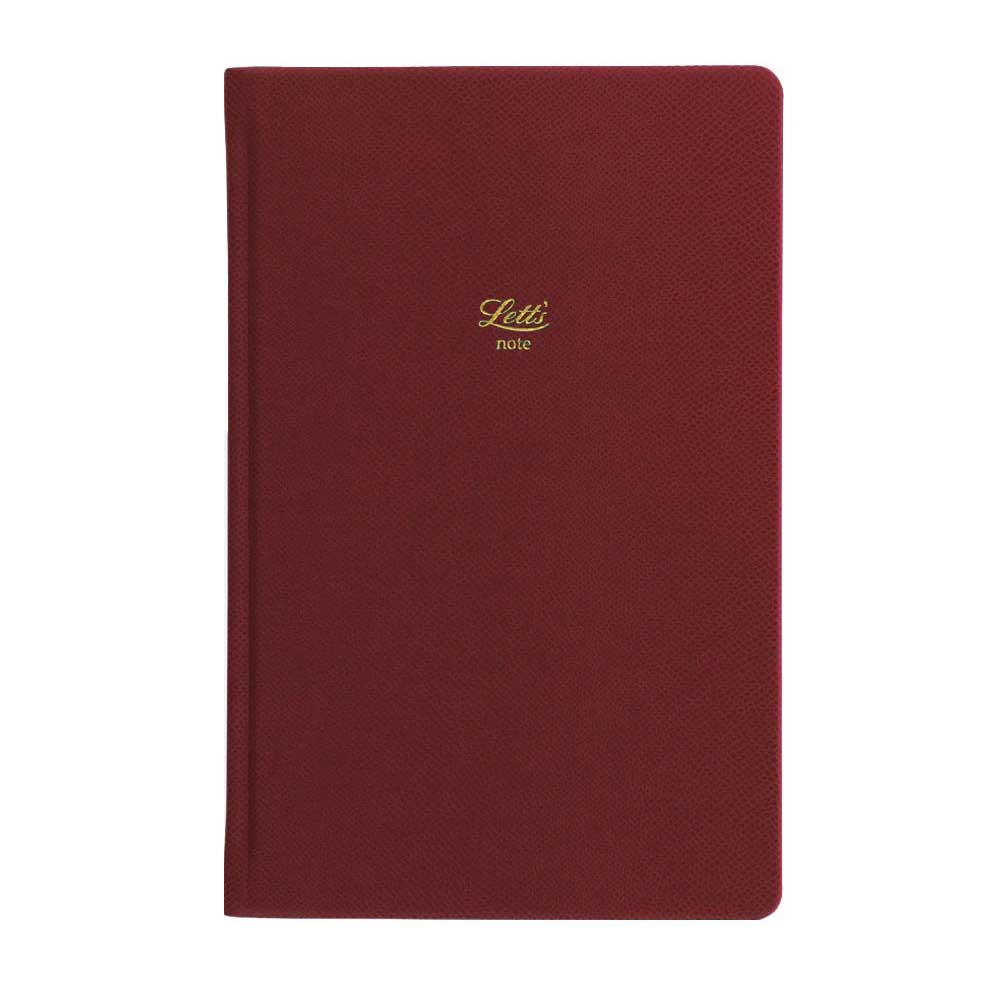 Letts of London Legacy A5 Ruled Notebook - Garnet