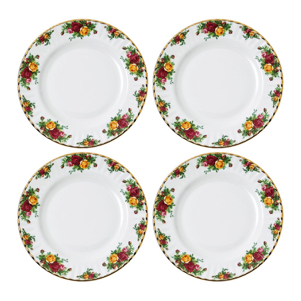 Royal Albert Old Country Roses Plate 27cm Set of 4
