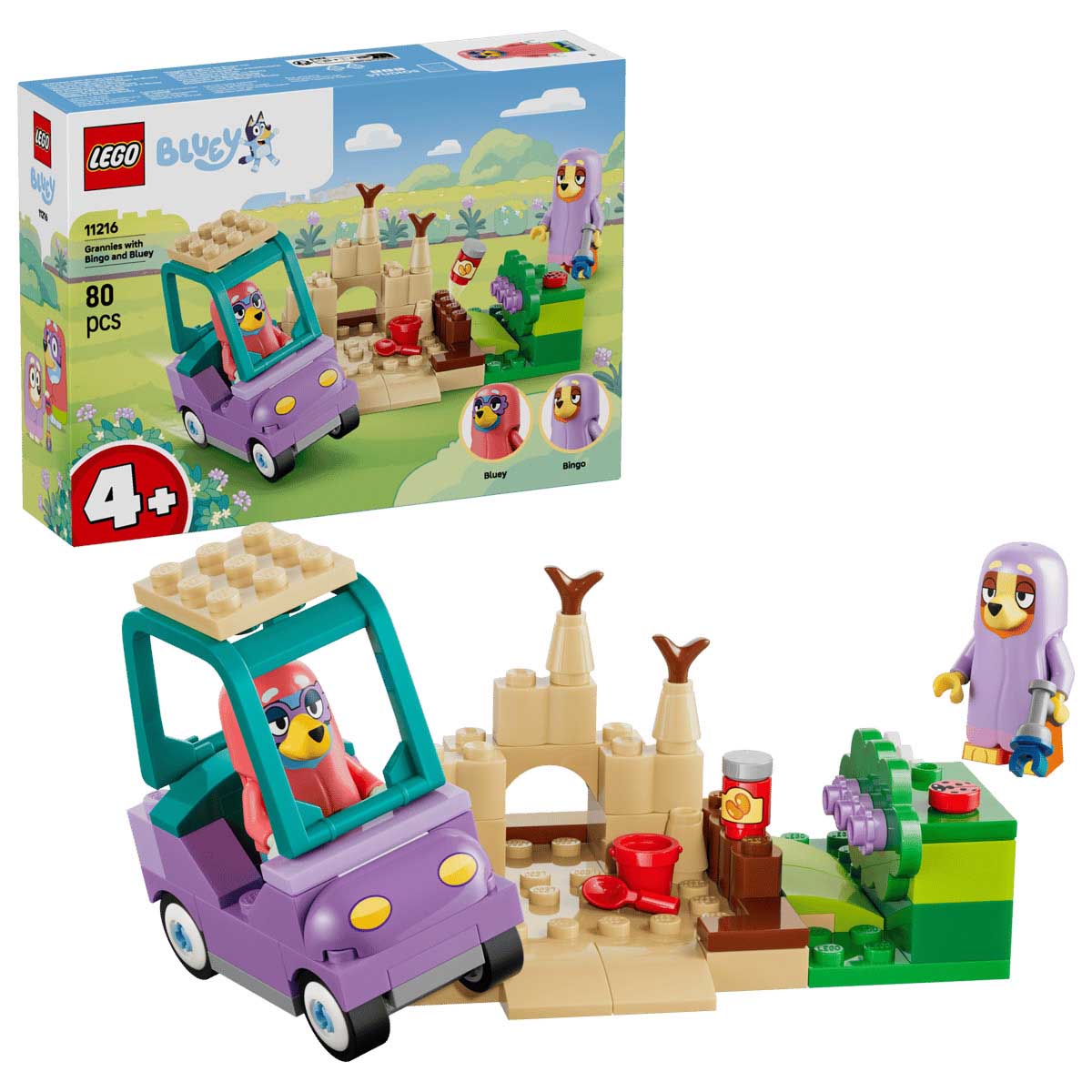 LEGO Bluey Grannies with Bingo and Bluey