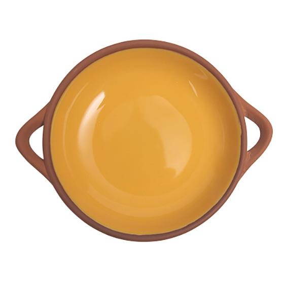 Dexam Sintra Small Glazed Terracotta Tapas Dish - Ochre