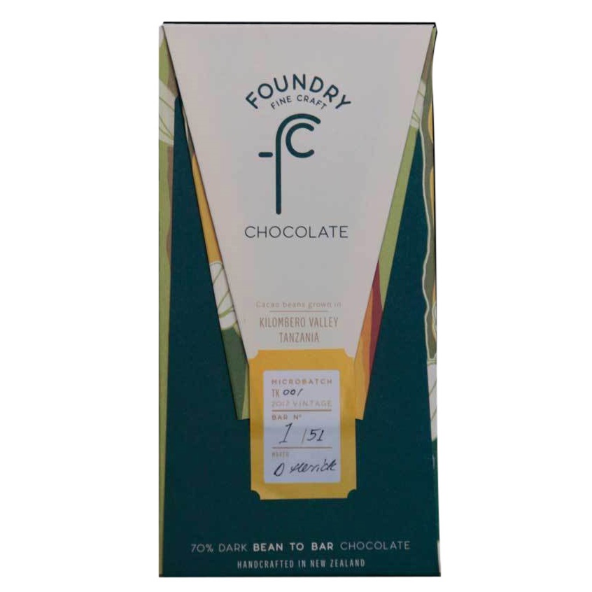 Foundry Chocolate Kilombero Valley Tanzania 70% 70g
