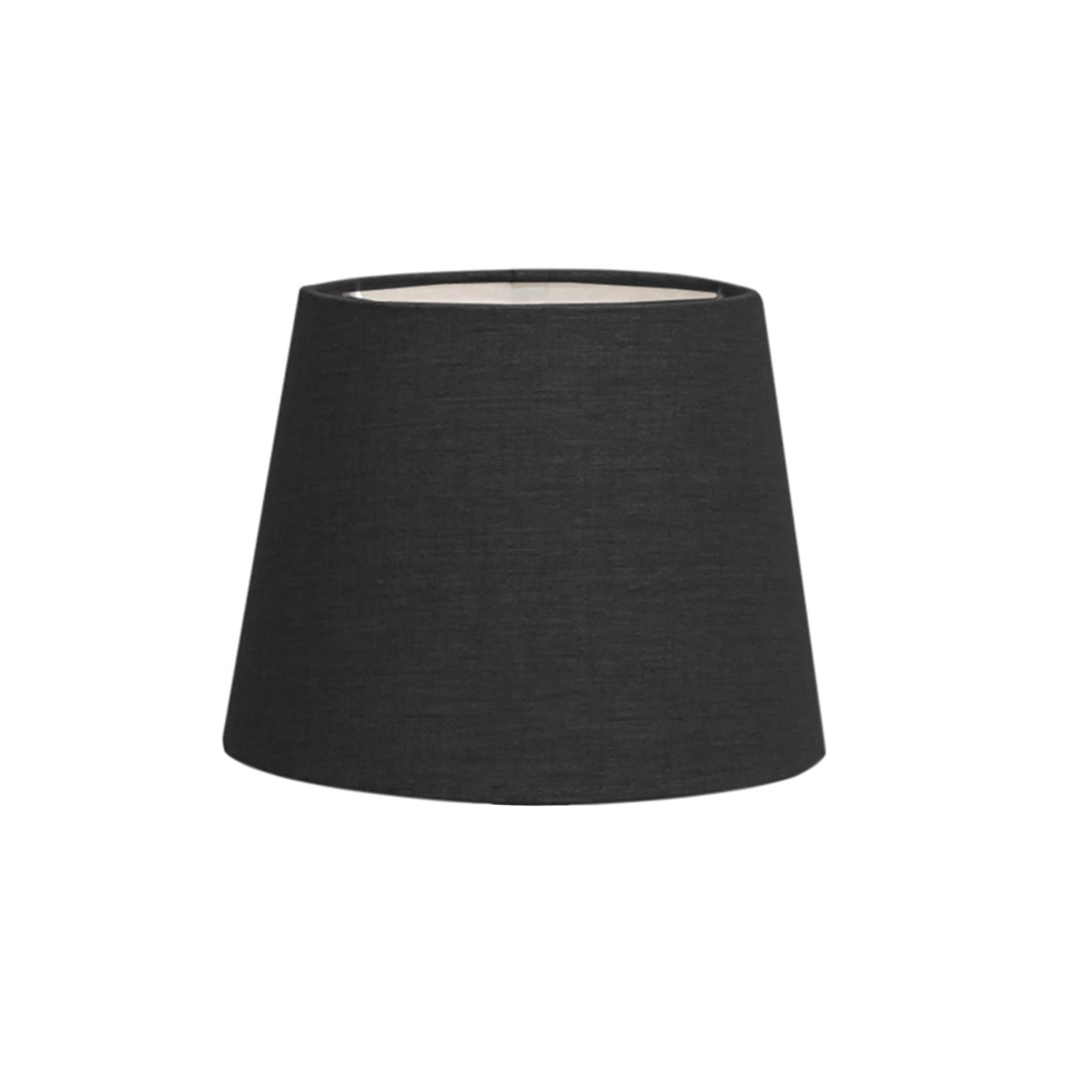 French Country Tapered Drum Small Shade Black