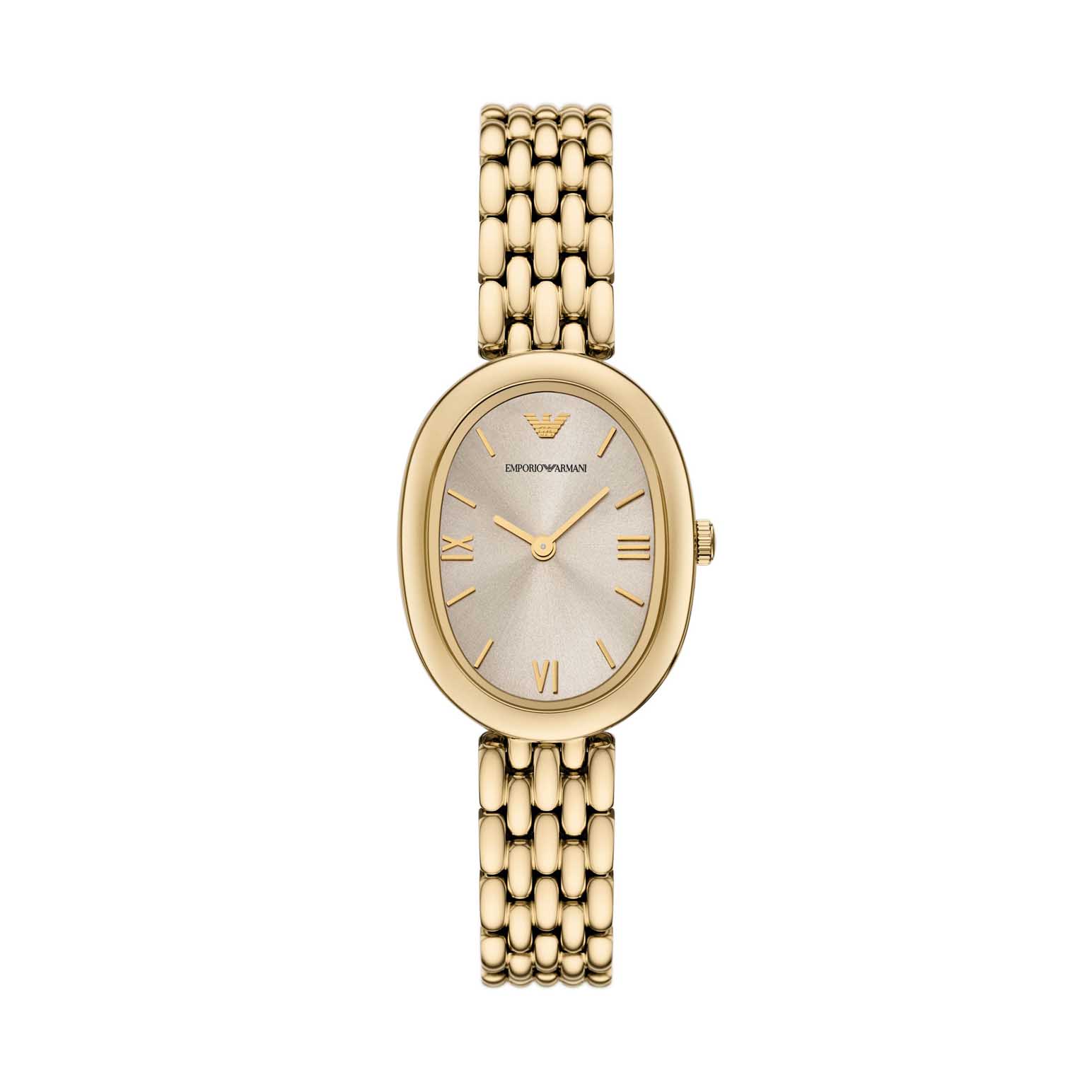 Emporio Armani Two-Hand Gold-Tone Stainless Steel Watch AR11707
