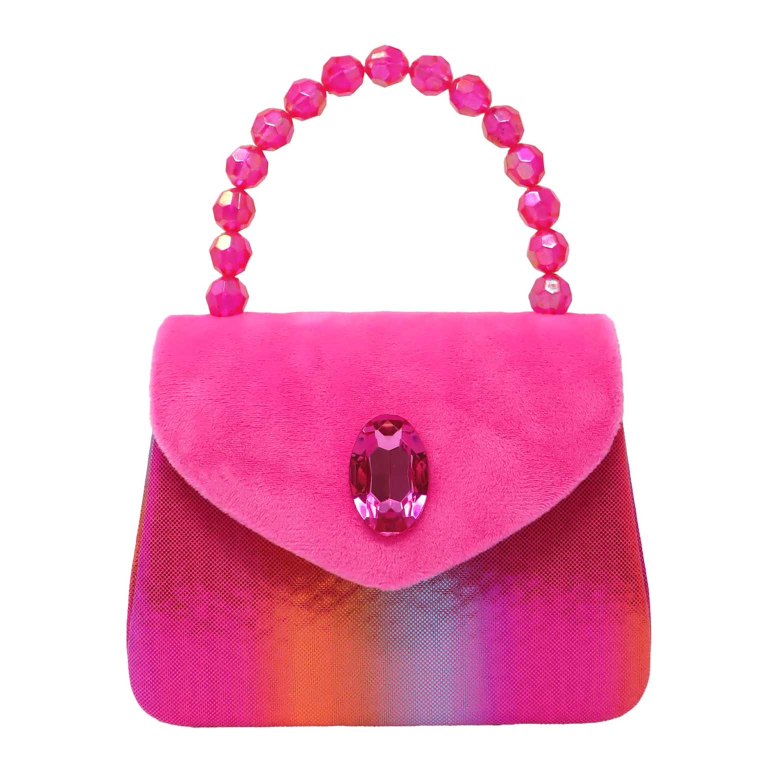 Pink Poppy Pink Gemstone Handbag