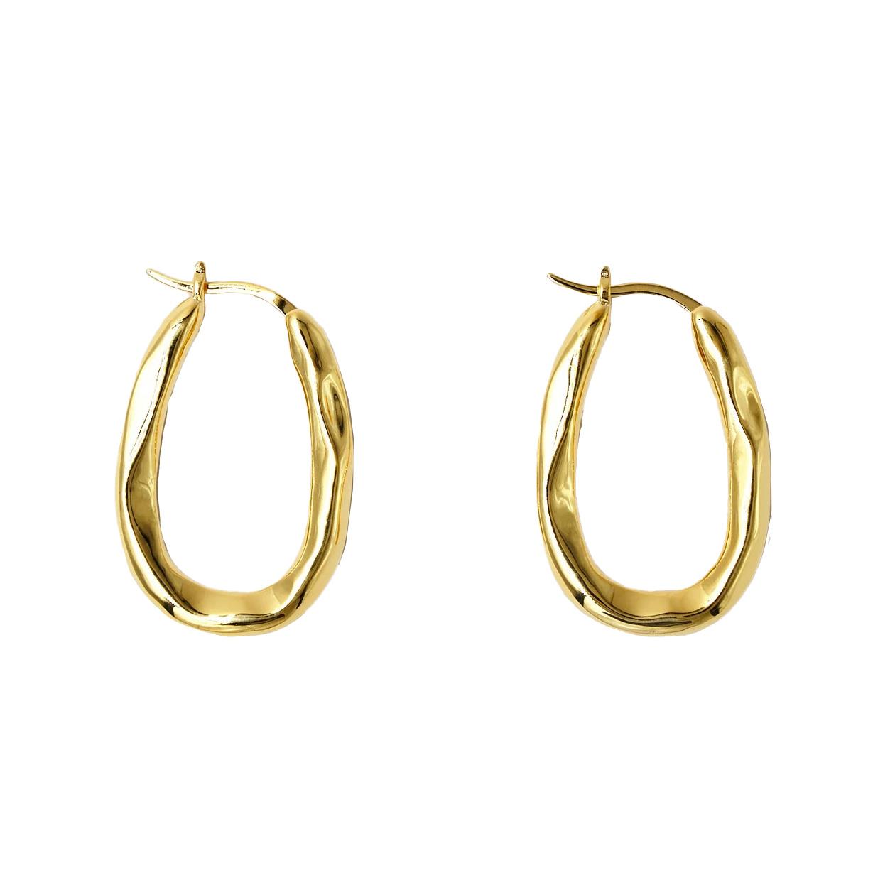 Brie Leon Organica Bent Hoop Earrings