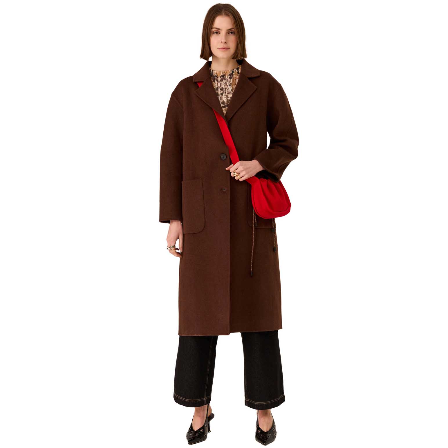 POL Cohen Long Wool Coat