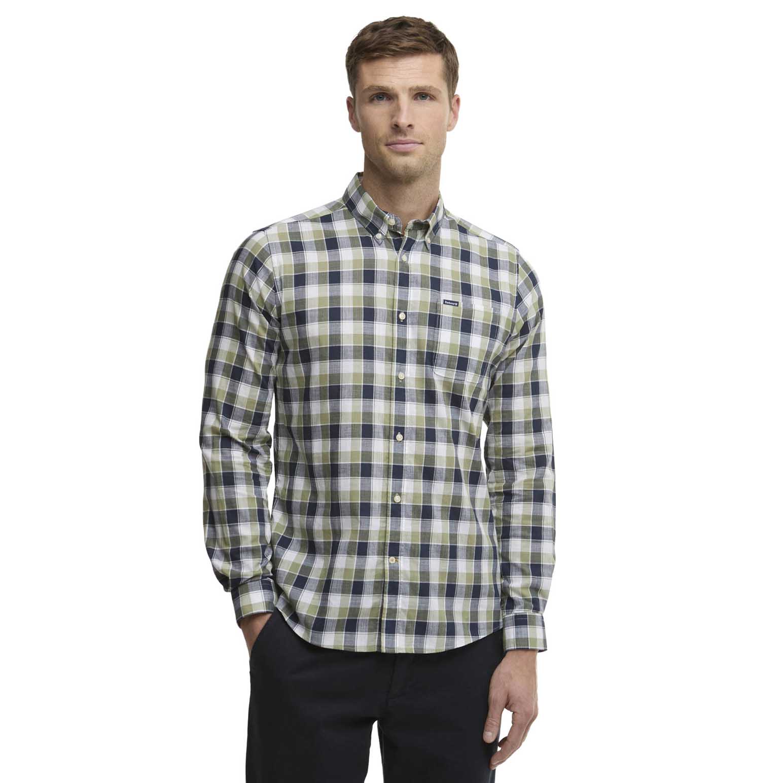 Barbour Harwood Gingham Long-Sleeved Tailored Shirt