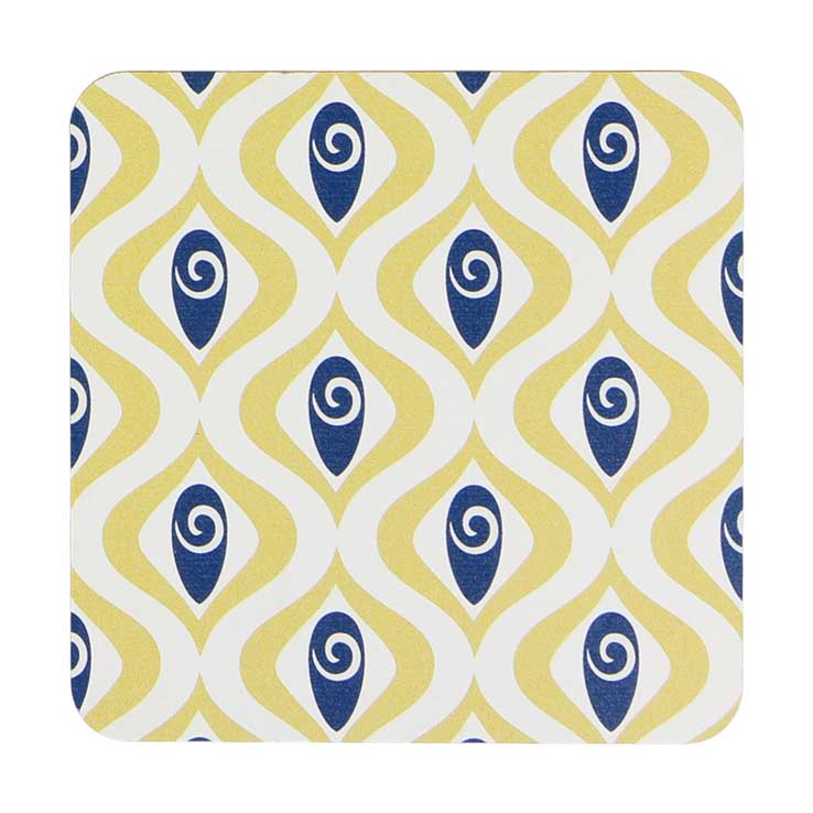 Ian Blackwell Pattern Coaster Single Koru