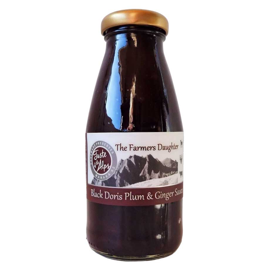 Taste of the Alps The Farmer's Daughter Black Doris Plum Ginger Sauce 290g