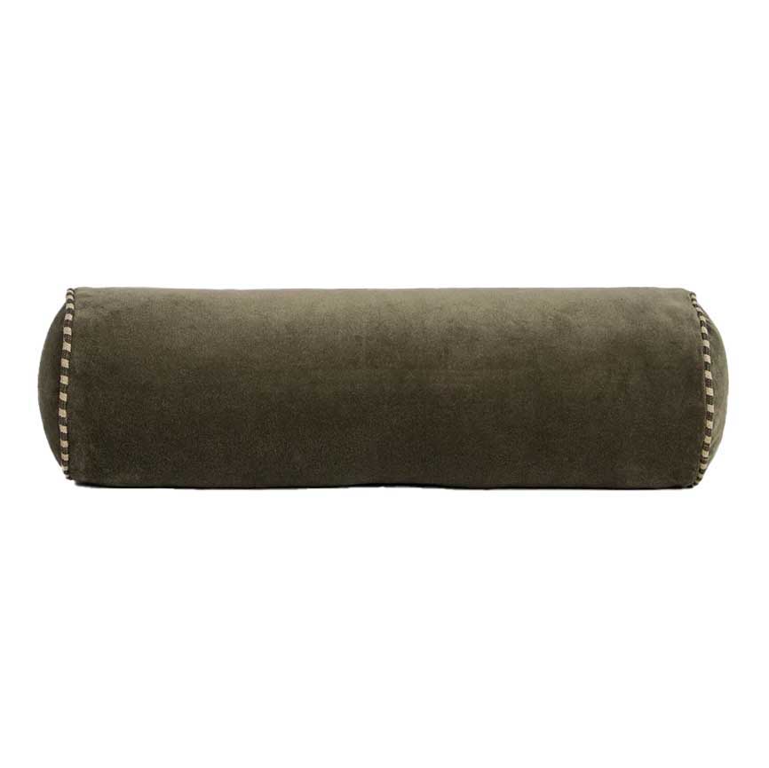 Baya Elliot Polyester Filled Bolster Cushion Cover - Thyme 50cmx15cm