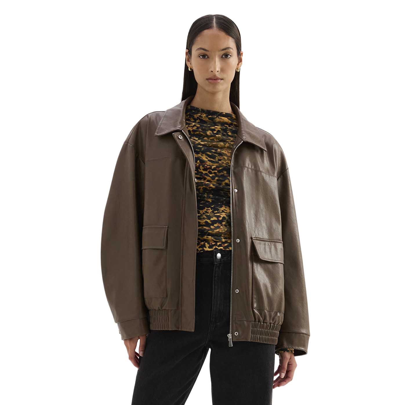 Nude Lucy Lyla Vegan Leather Jacket